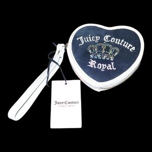 NWT Juicy Couture Royal Couture Black and White Zip Around Wrislet